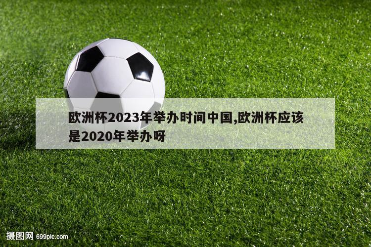 欧洲杯2023年举办时间中国,欧洲杯应该是2020年举办呀