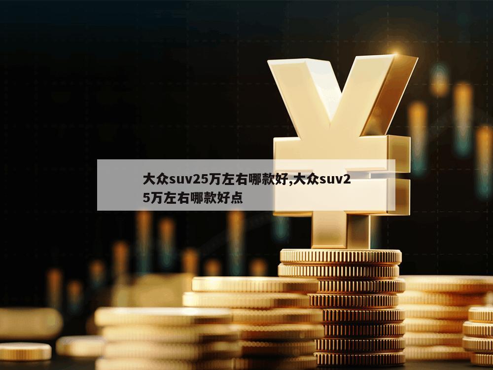 大众suv25万左右哪款好,大众suv25万左右哪款好点